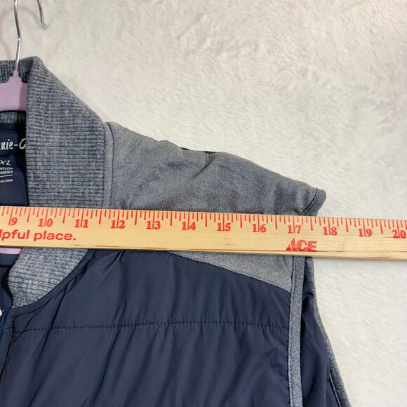 Johnnie-O XL Duffy Puffer Vest Dark Blue Pocket Golf Sport Active Outdoor $149 - Picture 9 of 11